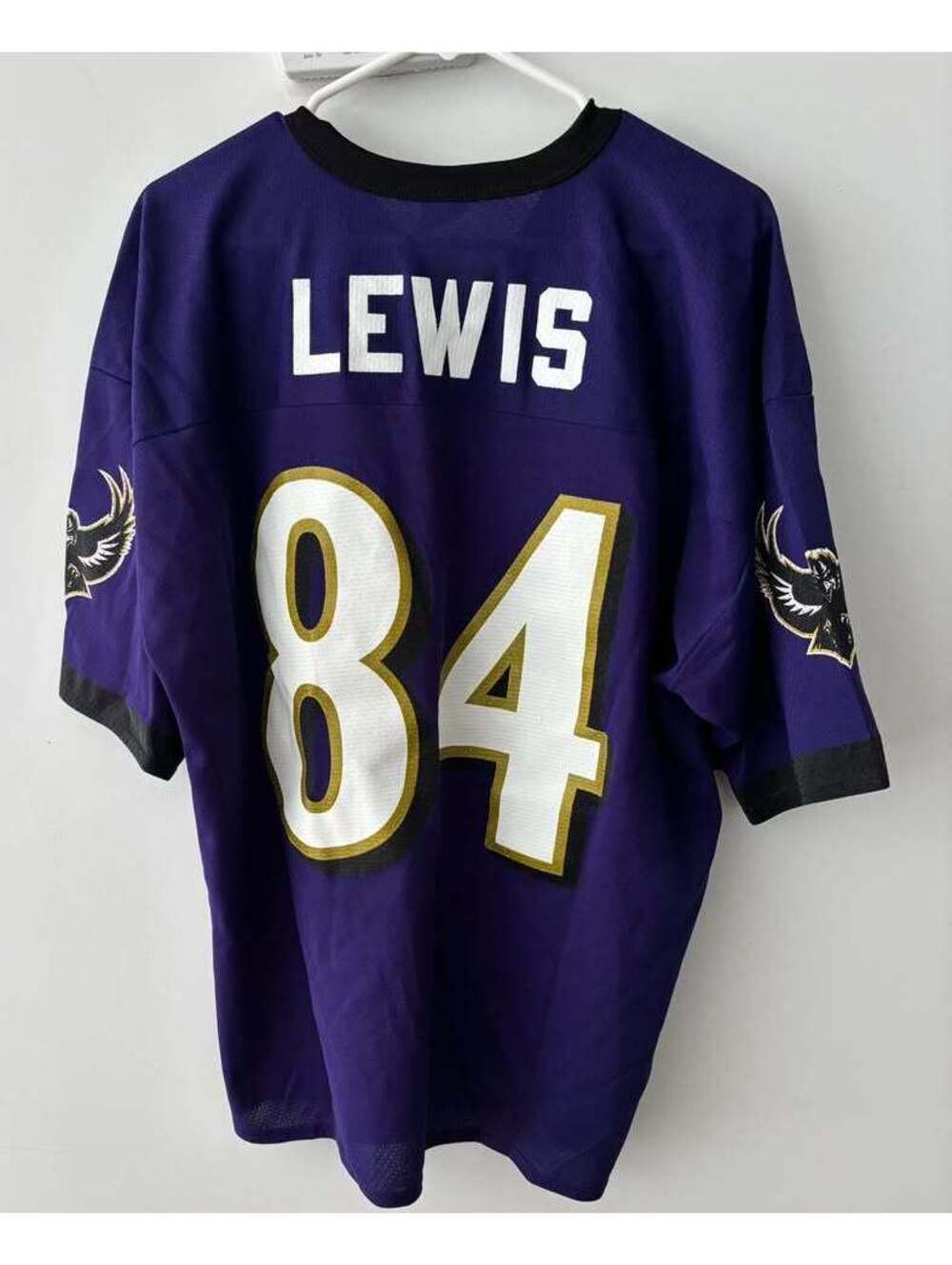 Vintage Logo 7 Baltimore Ravens Jermaine Lewis #84 Jersey Size XL